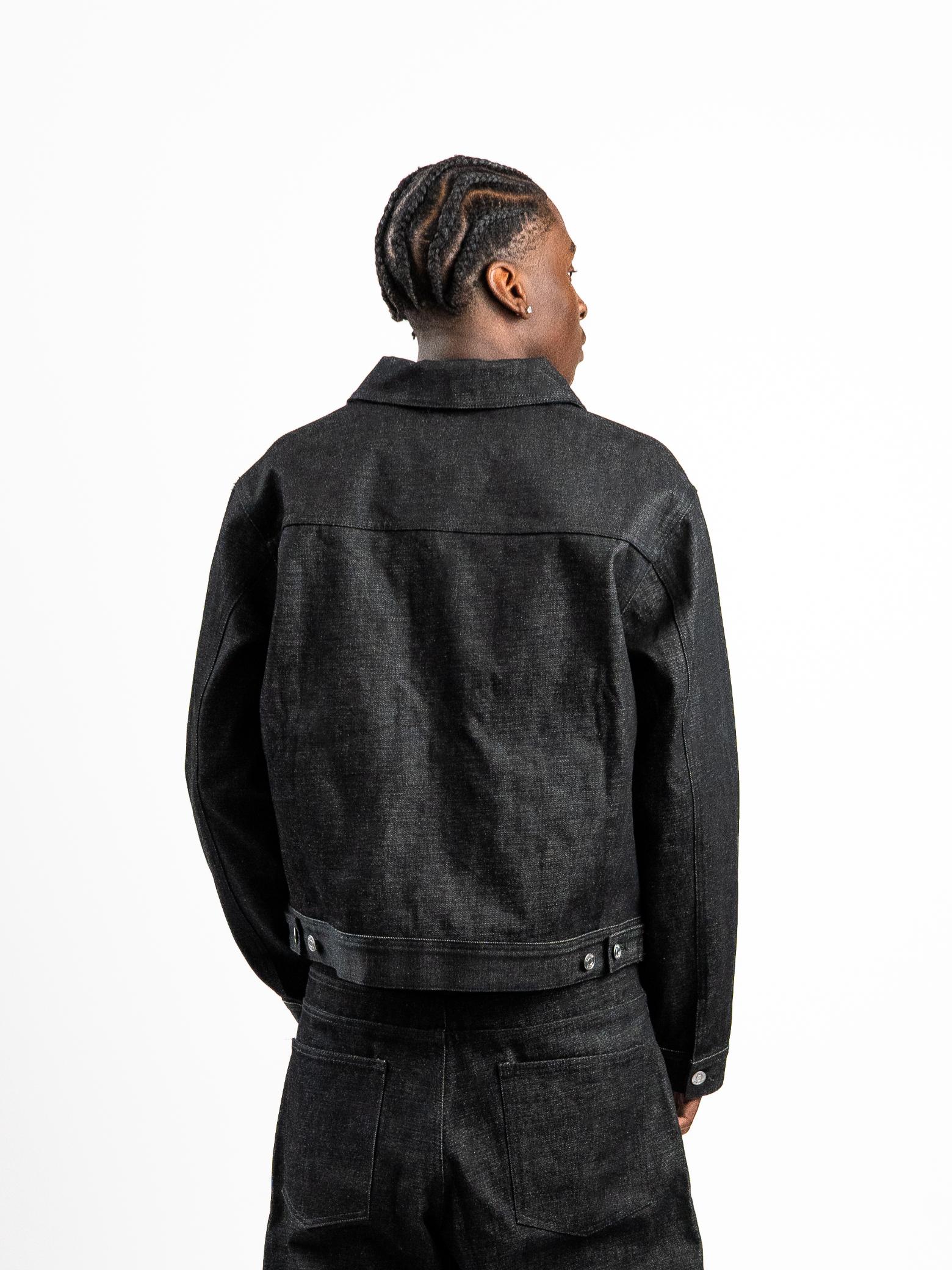 RAW DENIM JACKET - Black – NYXYN