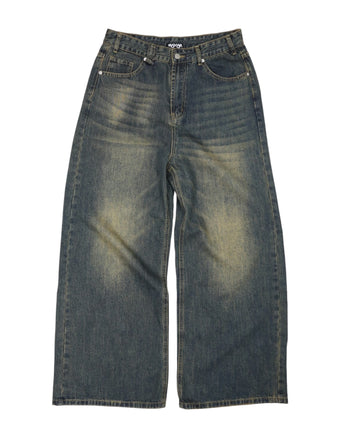 Washed Baggy Jeans