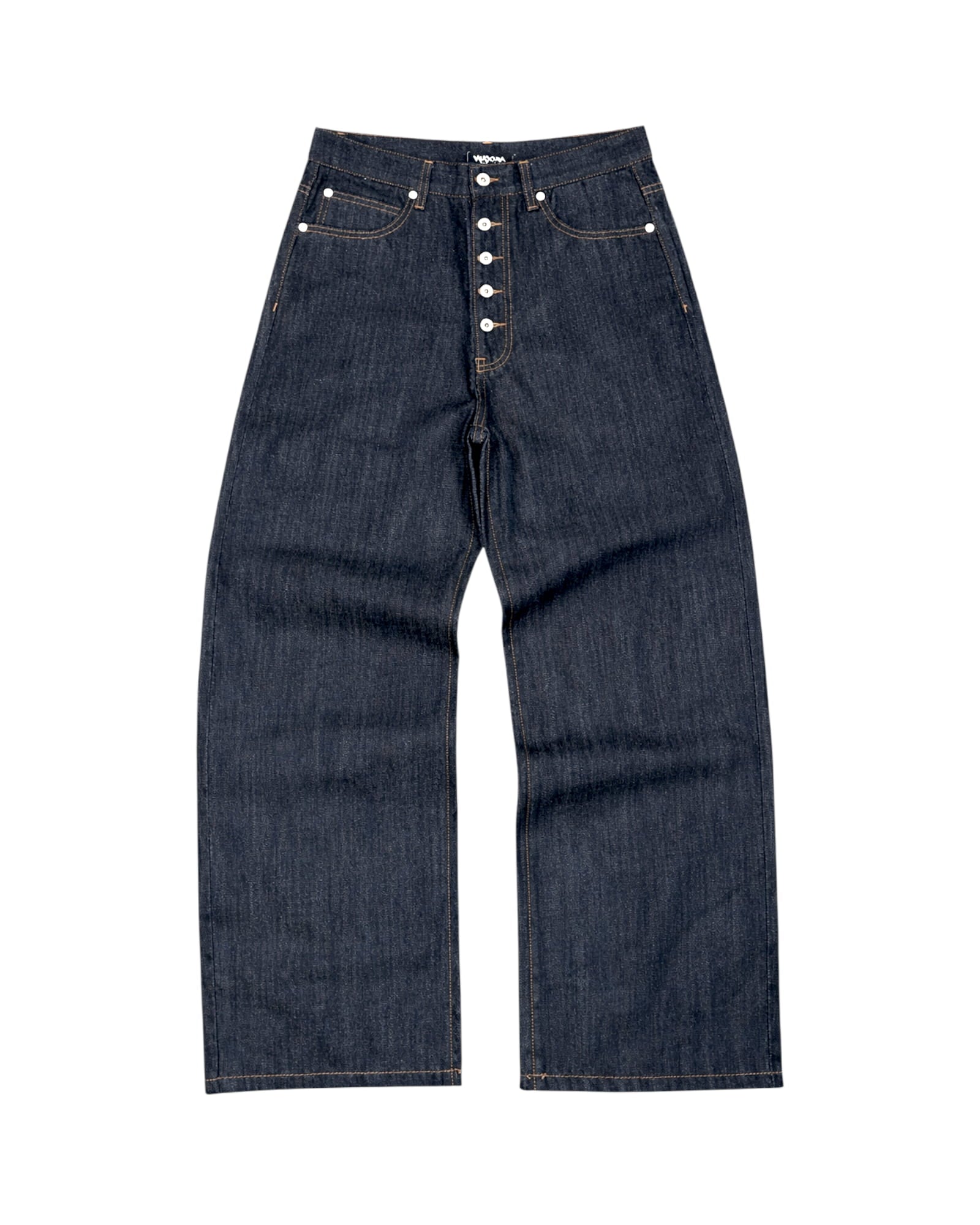 BAGGY DENIM JORTS - BLUE – NYXYN