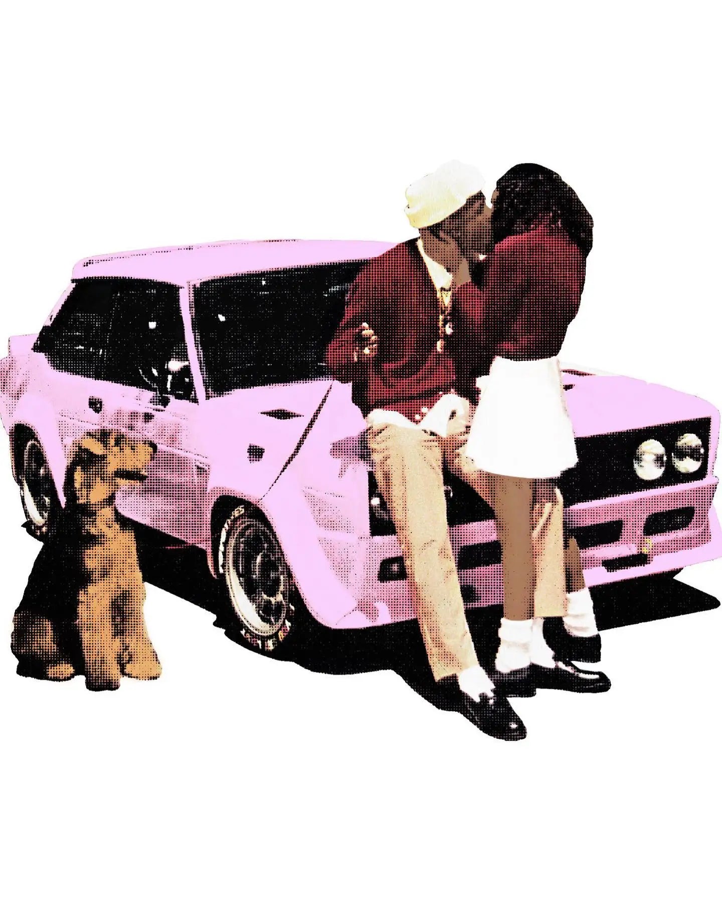 Pink Car T-Shirt